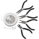 Creativ Company Schmuckherstellungsset, versilbert, 1 Set
