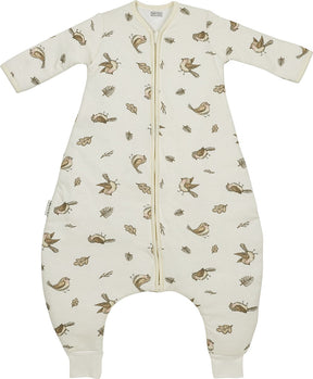 Meyco Baby Robin Baby Winter-Schlafoverall-Pullover mit festen Ärmeln – mehrfarbig – 80 cm – 2,5 Tog