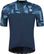 Rogelli essential graphic fietsshirt - korte mouwen - heren - blauw - maat s