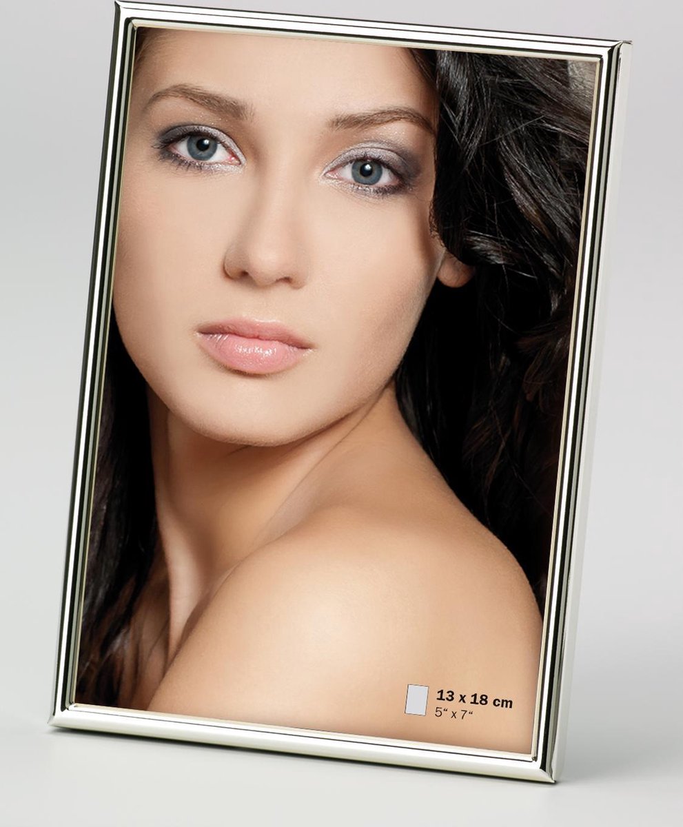 Walther Design Chloe – Fotorahmen – Fotogröße 13 x 18 cm – Silber