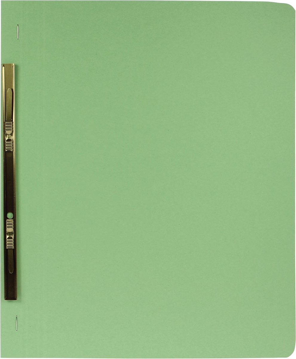 Esselte snelhechter manilla met deklijst groen - 50 stuks