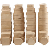 Creativ Firmenboxen, H: 5-7,5 cm, T 10-18 cm, 72 Stück 1 Box