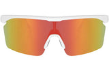 Trivio – Fahrradbrille Noa White Revo Red mit extra transparenter Linse