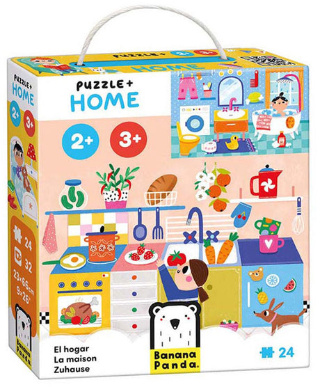 Bananenpanda - Puzzle für zu Hause - 24 Teile.