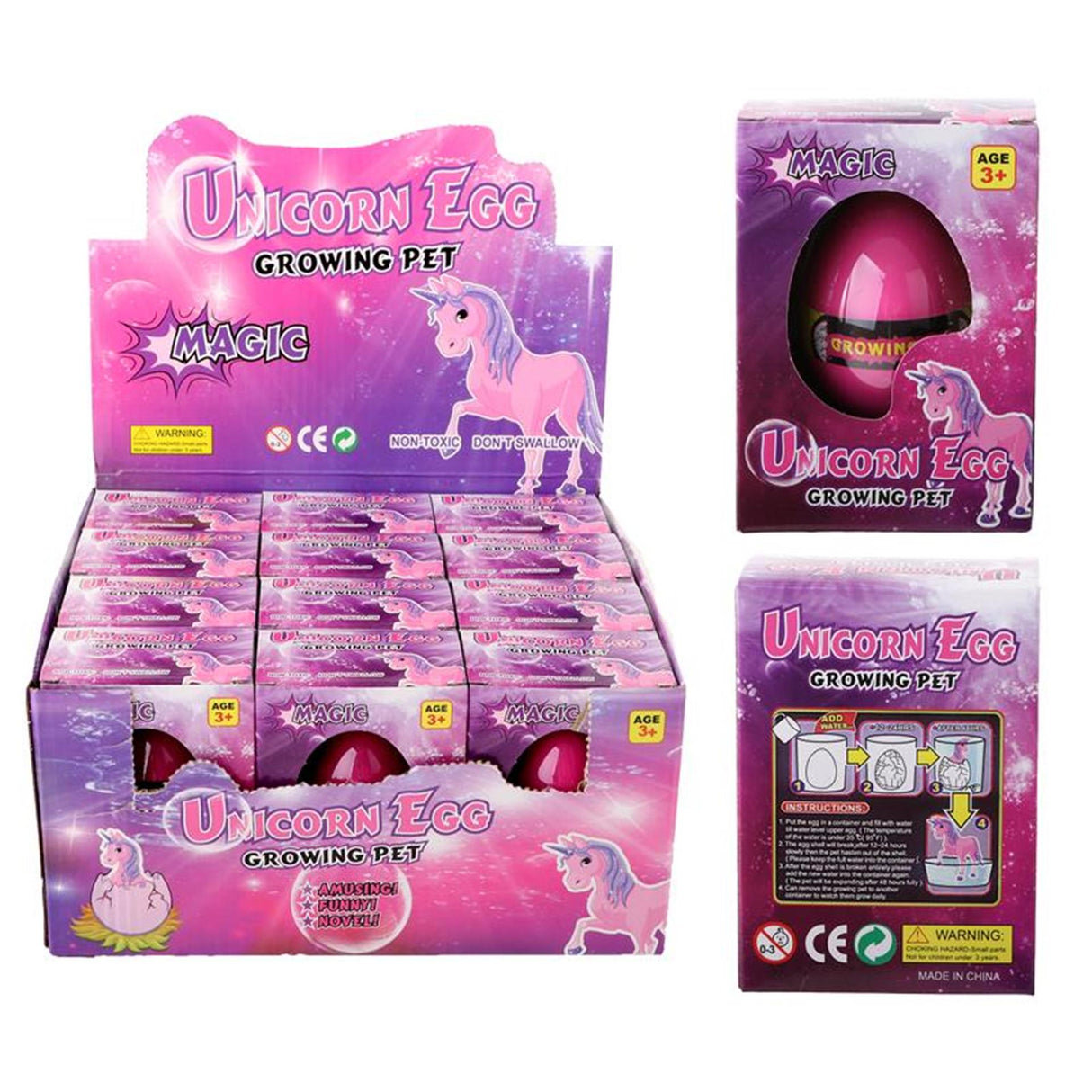 Einhorn-Wachstumsei in Box