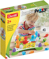 Quercetti Jumbo Peggy Evo Insteek Mosaic, 41 Pins