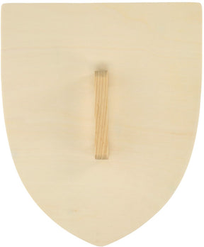 Playwood Holzschild-Ritterspielzeug mit Griff für Kinder.