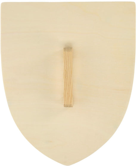 Playwood Holzschild-Ritterspielzeug mit Griff für Kinder.