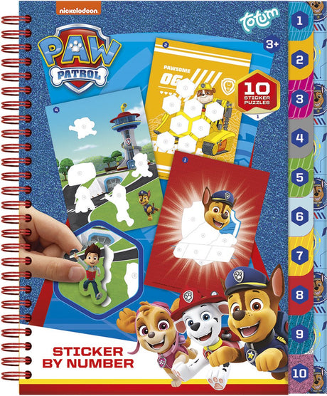 Totum Paw Patrol Aufkleber nach Nummernbuch
