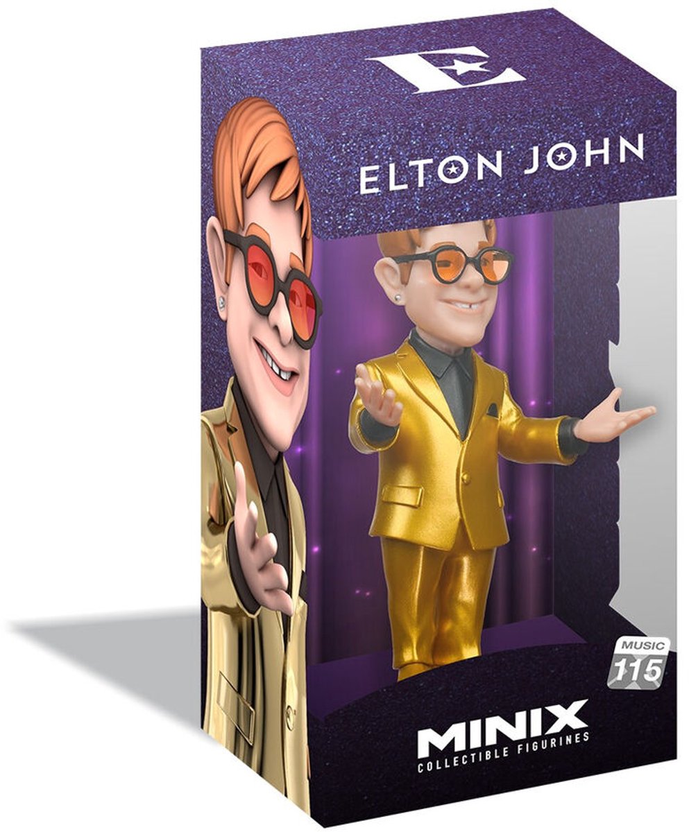 Minix Elton John Figur Elton John neue 12 cm große Minifigur