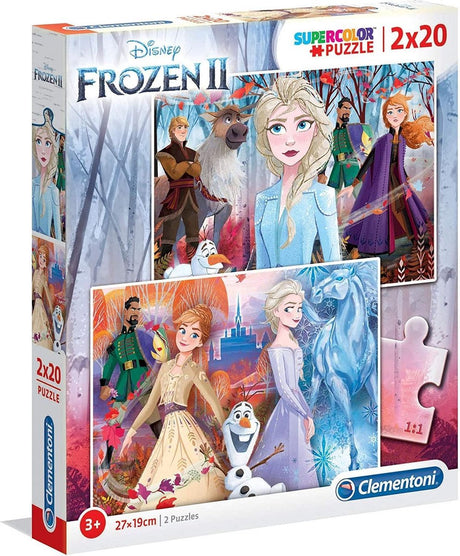 Clementoni Disney Frozen 2 Supercolor Puzzle 2x20 Teile