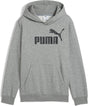 Puma ess-Nr. 1 Logo Hoodie FL B Unisex-Pullover – mittelgrau meliert 140