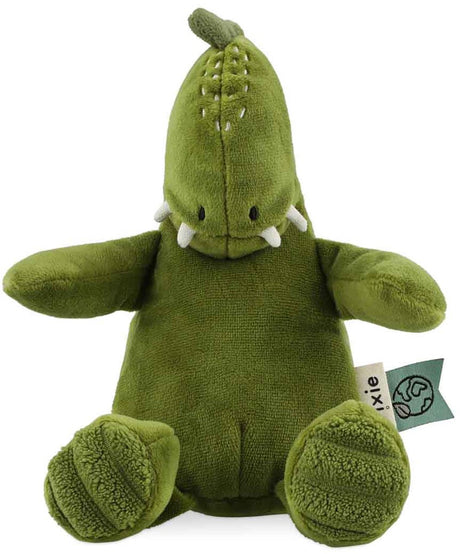 Trixie Kuscheltier Mr. Dino – 0m+ – schön als Geburtsgeschenk – recycelter Stoff