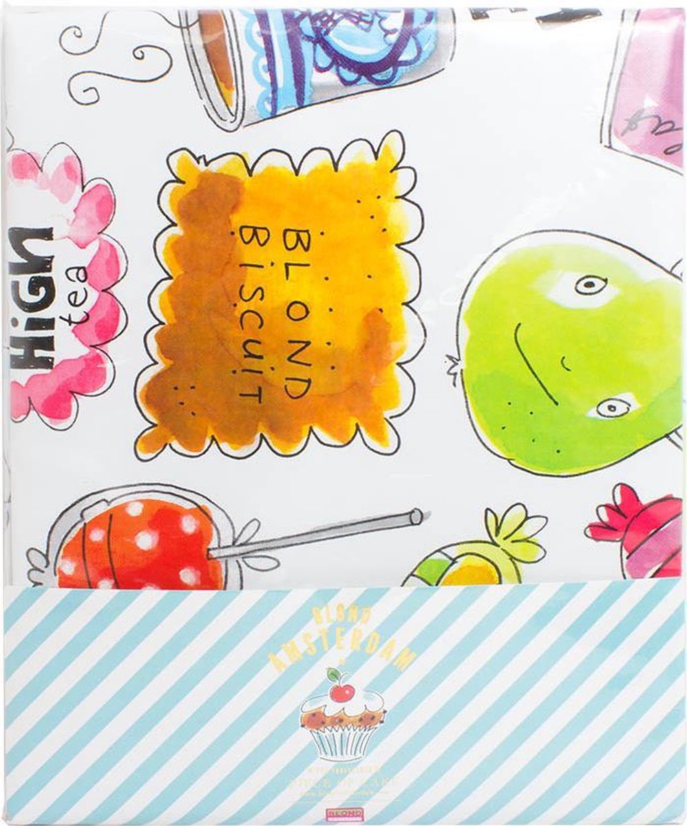 Blond amsterdam piece of cake tafelkleed - 140 x 240 cm - pvc