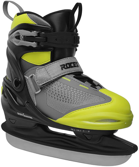Roces – Moody Ice x Boy verstellbare Schlittschuhe – Kinder – Schwarz Grün – 36–40