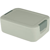 Sunware Sigma Home Lunchbox mit Bento-Behälter hellgrün dunkelgrau.