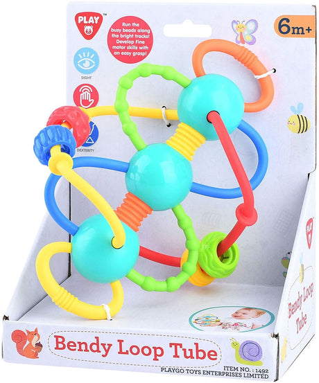 Playgo Babyspielzeug, gebogene Bögen mit Perlen