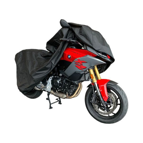 Ds deckt Motorradabdeckung Alfa Medium ab – Schwarz
