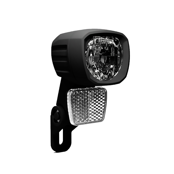 Herrmans Scheinwerfer Nordic CL3 E-Bike 100 Lumen – Schwarz