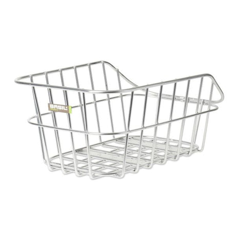 Basilikum Cento Alu - Fahrradkorb - auf der Rückseite - Aluminium