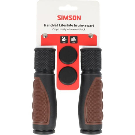 Simson handvatten lifestyle donkerbruin-zwart