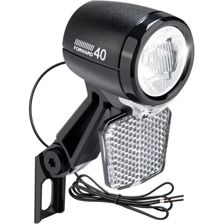 Edge-Scheinwerfer Urban 1 LED 30 Lux – 6 V – 48 V – E-Bike