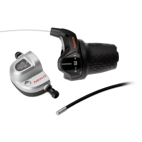 Shimano Turner 3 Geschwindigkeit Nexus SL -3S42E mit Kabeln und Clickbox - Black (Arbeitsplatzverpackung)