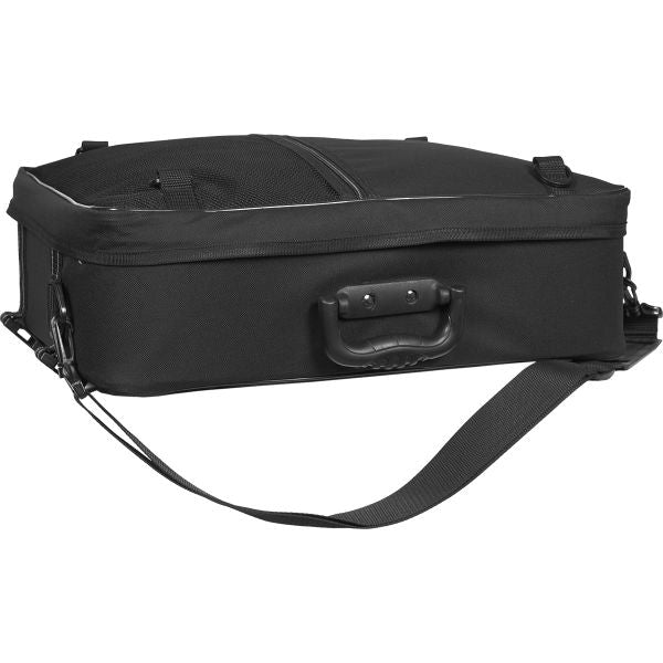 Greenlands doppelte Fahrradtasche Touring 600D Polyester 25 Liter 35 x 47 x 15 cm – schwarz mit Reflexion