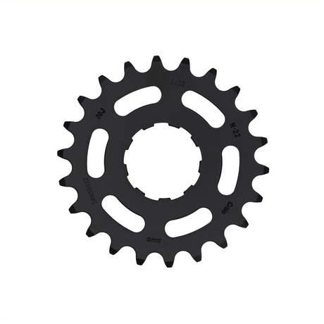 KMC -Ausrüstung 22T schwarz (Chromolie)
