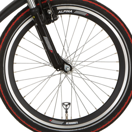 Alpina Vorderrad 20 HLQC Yabber Black Zinc SPK