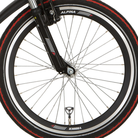 Alpina Vorderrad 22 HLQC Yabber Black Zinc SPK