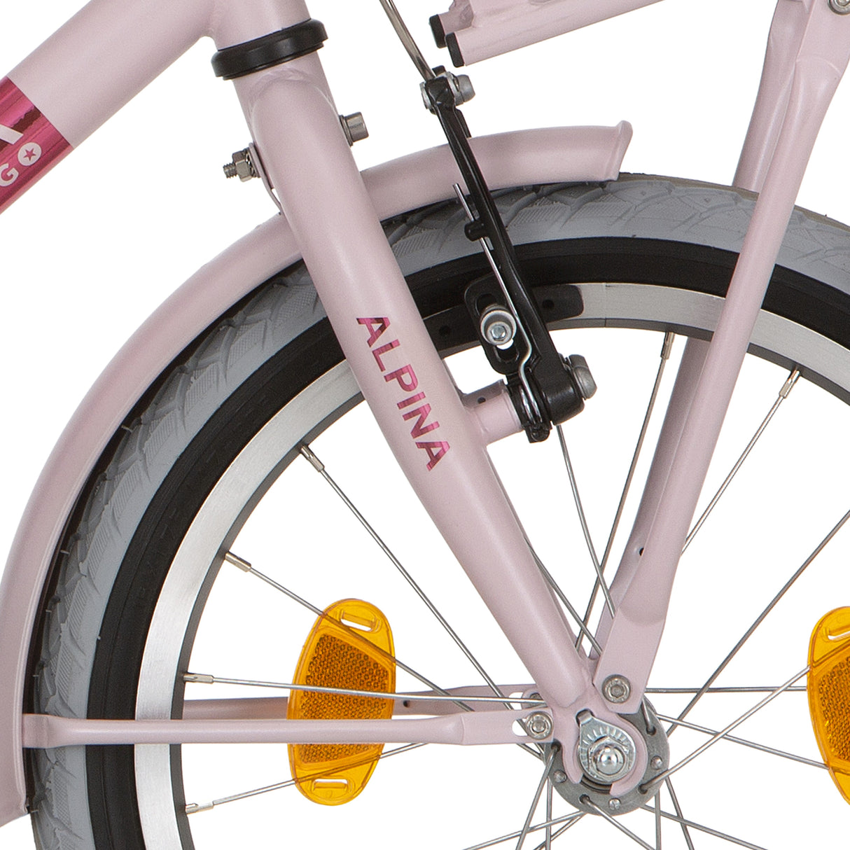 Alpina -Gabel 18 Fracht M Pearl Pink Matt