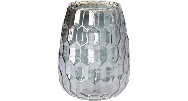 Theelichthouder 10x10cm hammer
