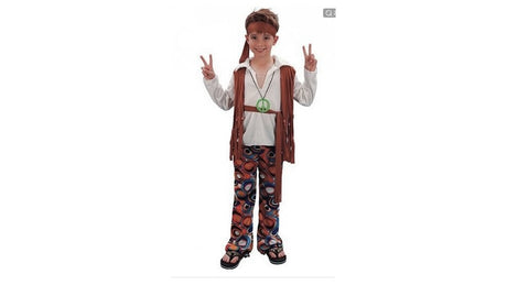 Clown Kinderkostüm Hippie Junge 7-9 Jahre