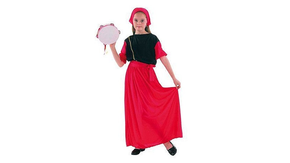 Clown Kinderkostüm Zigeunerin 10-12 Jahre
