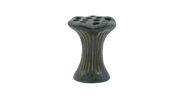 Vase ceramic 'loto' d12.6x18h cream