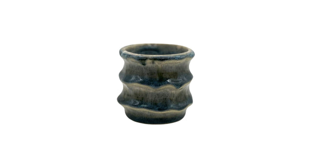 Pot ceramic 'yves' d7.6x6.8h green