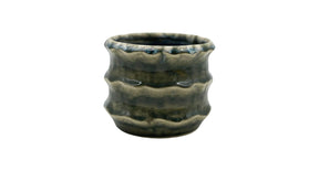 Pot ceramic 'yves' d11.1x9h green