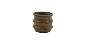Pot ceramic 'yves' d7.6x6.8h brown
