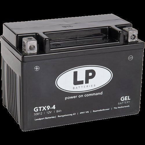 Landport Rollerbatterie Gel GTX9-BS Piaggio Zip 4-Takt wartungsfrei YTX9-BS