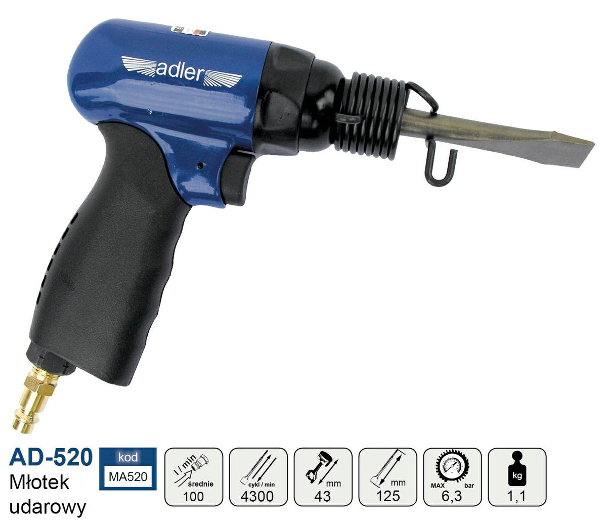 Adler pneumatische hamer ad-520