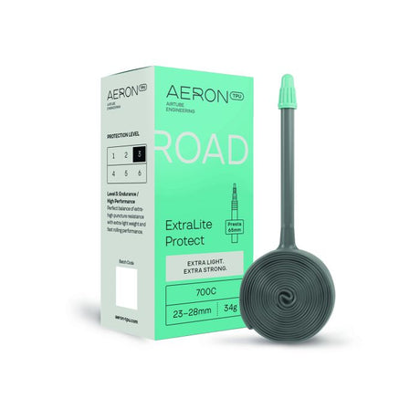 Aeron tpu aeron tpu road - extralite protect 23-28 presta valve 65 700c