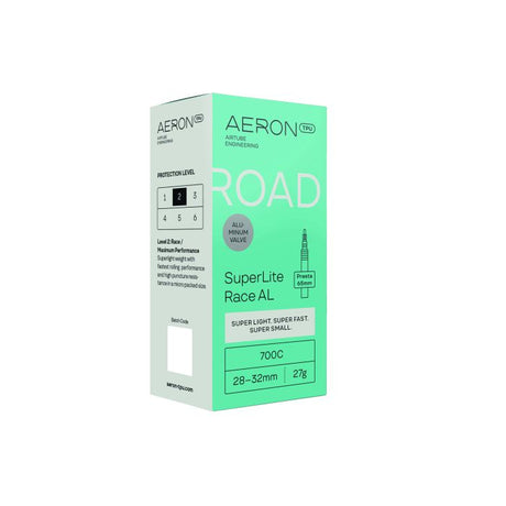 Aeron tpu aeron tpu road - superlite race al 28-32 presta valve 65 700c