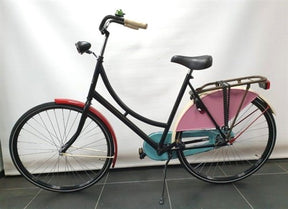Aldo 28 Zoll Oma Fahrrad Papagei 50cm + Axa Solid
