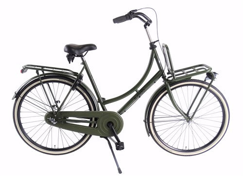 Aldo 28 Zoll Oma Fahrrad Lastenrad 57 cm 3V Armeegrün