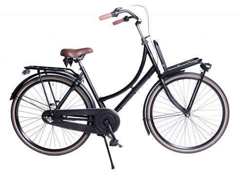 Aldo 28 Zoll Oma Fahrrad Lastenrad 65 cm 3 V mattschwarz