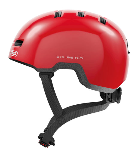 Abus Helm Skurb Kid glänzend rot M 50-55cm