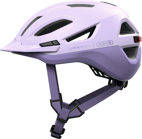 Abus Fahrradhelm Urban-i 4.0 Ace Light Lavender L – 57–61 cm – Lila – geeignet für den Einsatz an Elektrofahrrädern – City-Fahrrädern – 300 g