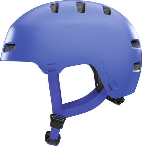 Abus Fahrradhelm xoxo mono blue s - 51-55 cm - blau - geeignet für den Einsatz an Elektrofahrrädern - Cityfahrrädern - 370 g