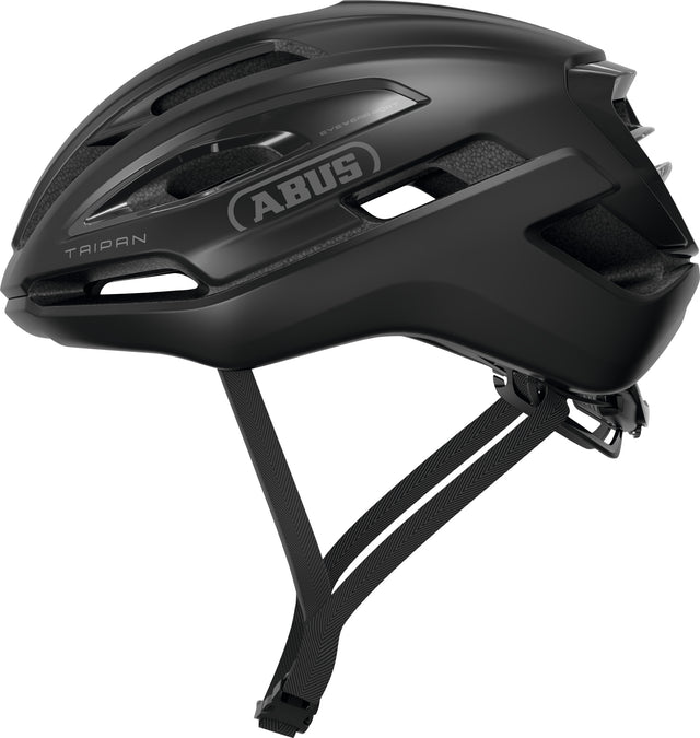 Abus Fahrradhelm Taipan Velvet Black S - 51-55 cm - Schwarz - für den Einsatz auf Gravelbikes geeignet - 255 g